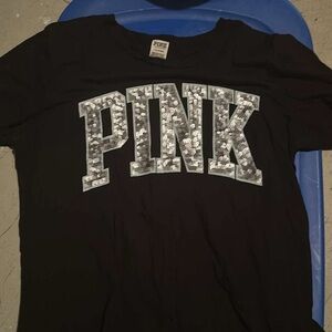 Victoria secret sequin bling tee